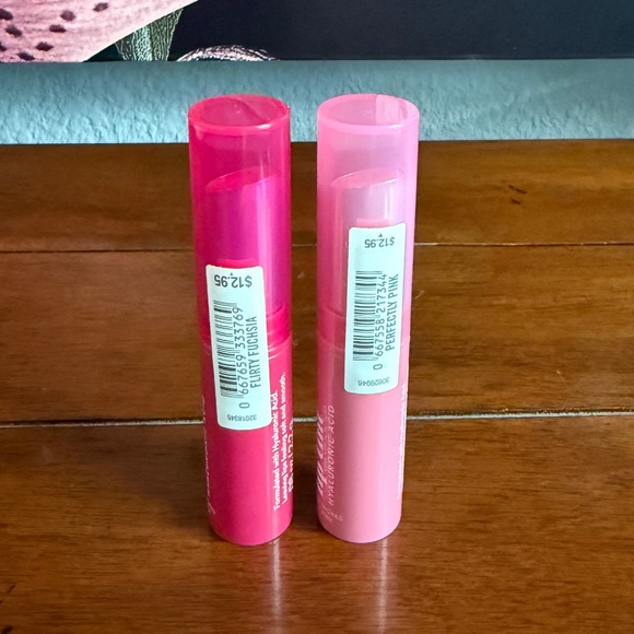 NEW 2-Pc FLIRTY FUCHSIA & PERFECTLY PINK  Lip Tint Bath & Body Works - Picture 2 of 2
